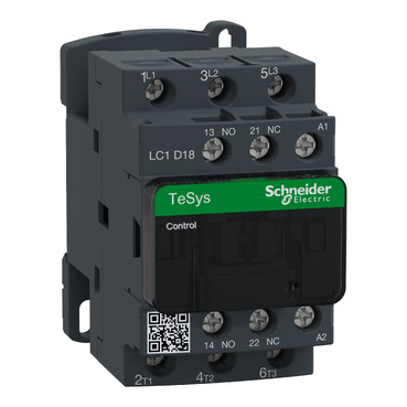 LC1D18M7 Schneider TeSys D 18A 3P Contactor DIN Rail Relay