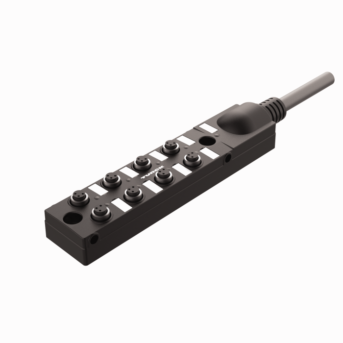TB-8M8Z-3-x 8-Channel Modbus RTU Module, DIN-Rail I/O Interface, Harsh Environment Sensors