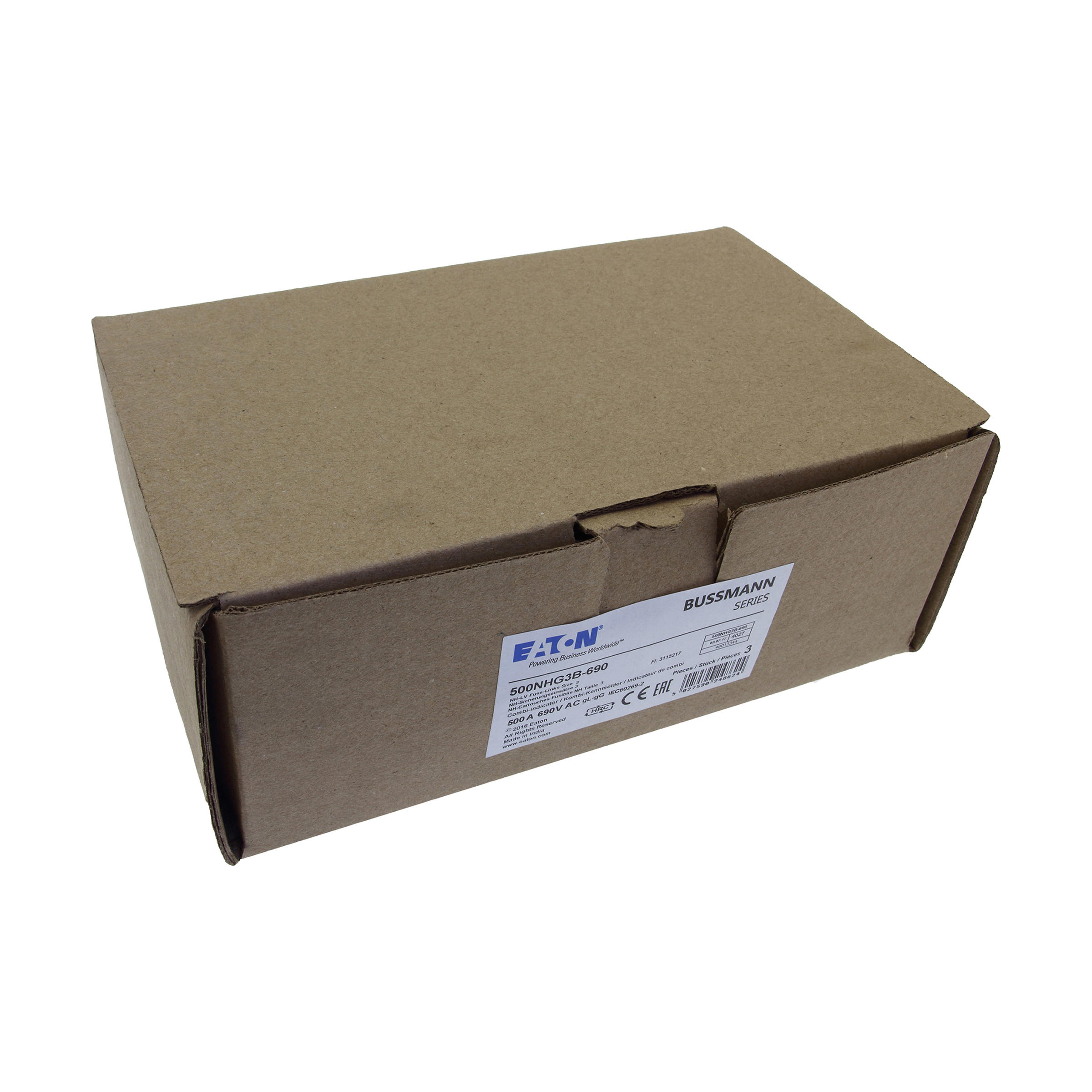 Eaton 500NHG3B-690 500A 690VAC Motor Protection Circuit Breaker | 690V MCCB High-Current Switch