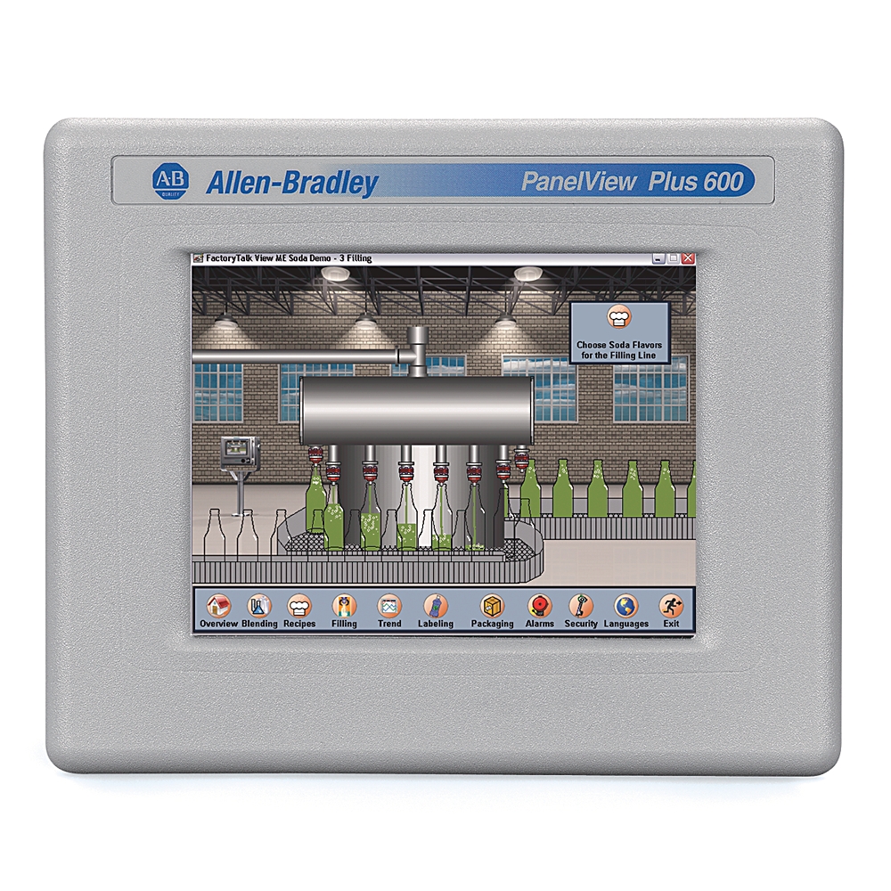 2711P-T6C20D8 Allen-Bradley PanelView Plus 6 6-Inch Touch Screen with DeviceNet