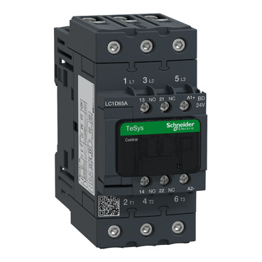 LC1D65ABD TeSys D Contactor Schneider Electric 3P 24VDC Motor Starter HVAC Heavy-Duty