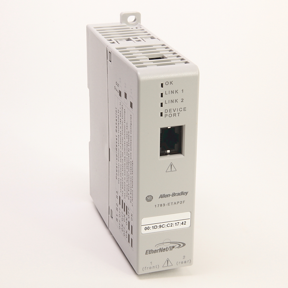 1783-ETAP2F EtherNet/IP Tap Module | Rockwell Allen-Bradley Stratix Dual-Port Redundant Ethernet Switch for Industrial Network Infrastructure