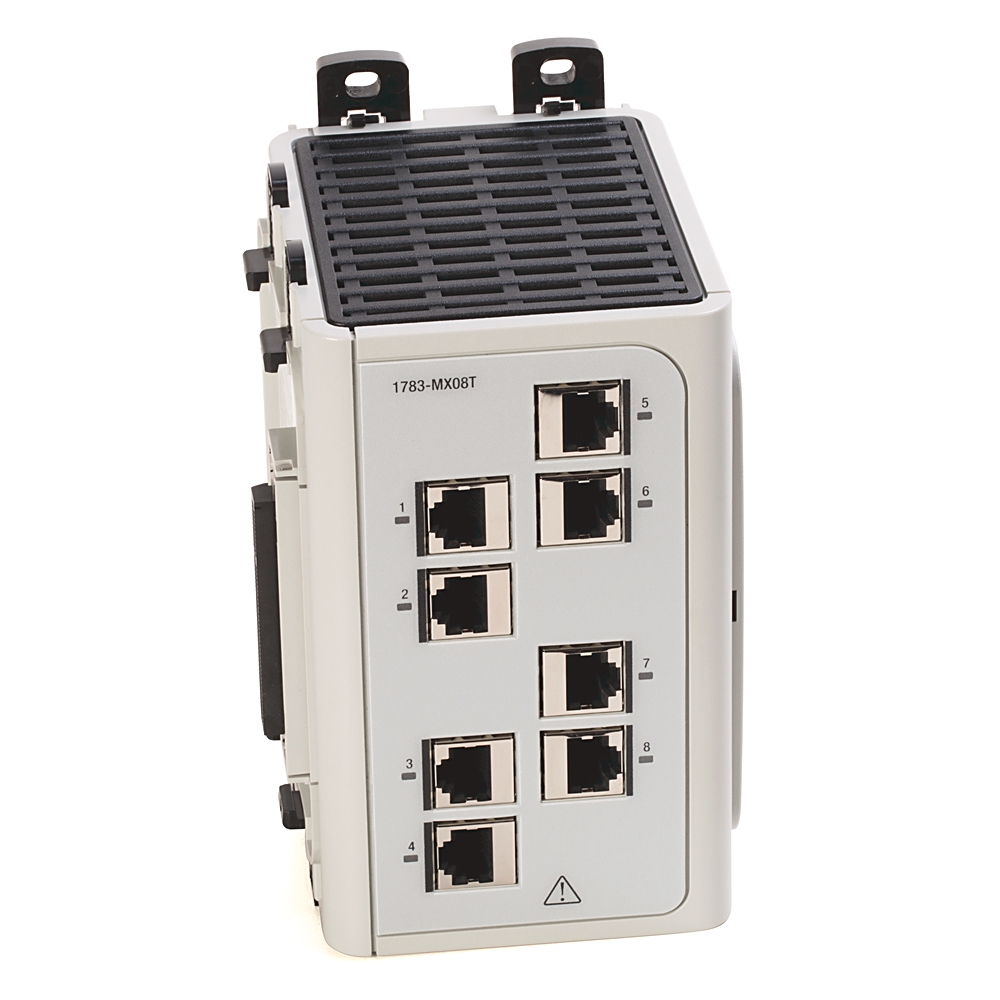 1783-MX08T Allen-Bradley ArmorBlock 8-Port Ethernet Switch IP67 Rugged Compact