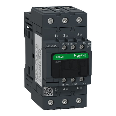 LC1-D50A BD TeSys D Schneider Electric 50A 600V Motor Contactor