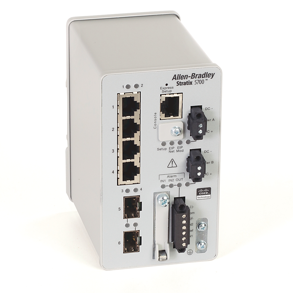 1783-BMS06SA Allen-Bradley Stratix 6-Port Managed Ethernet/IP Switch Module